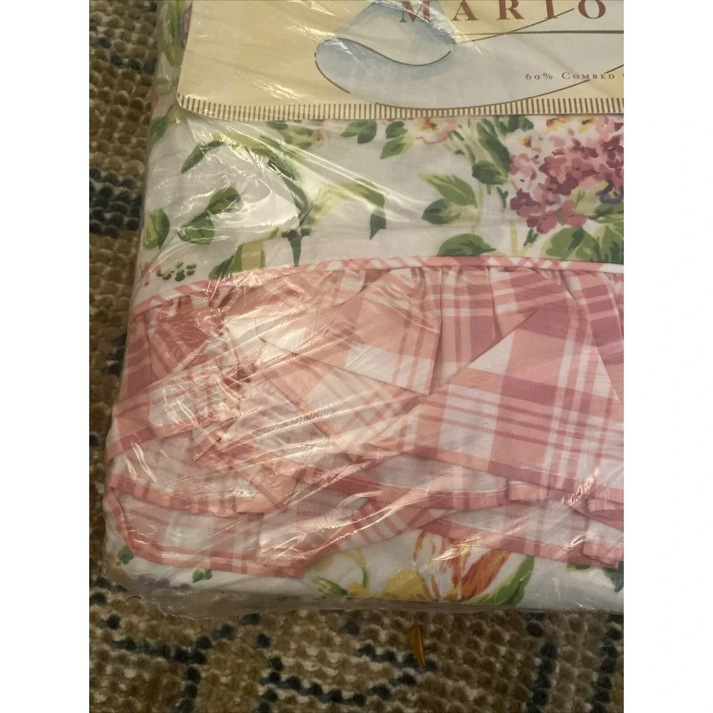 NWT‎ Vtg Mario Buatta Twin Flat Sheet 
